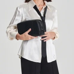 Beauty case in pelle di pitone Eclisse