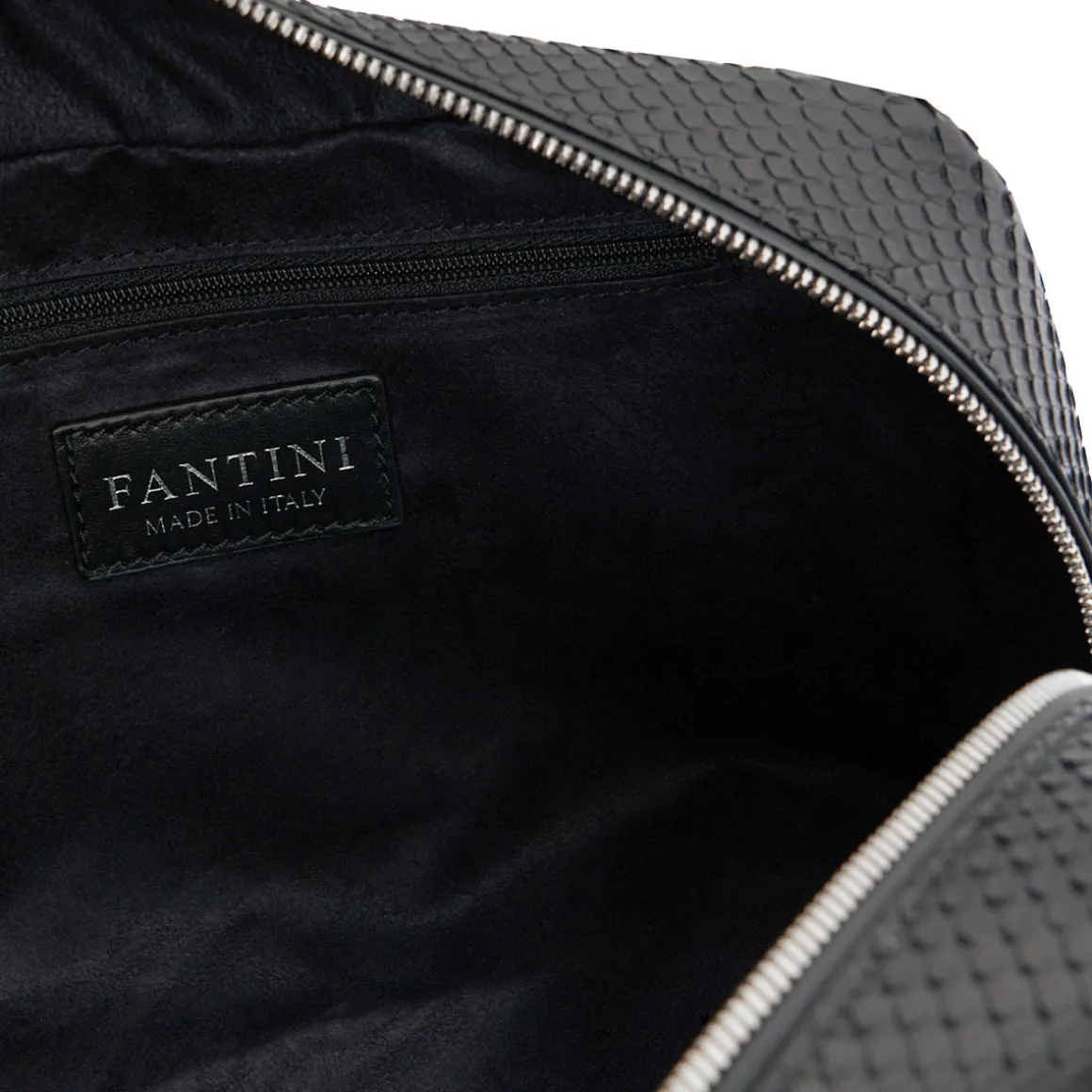 Beauty case in pelle di pitone Eclisse