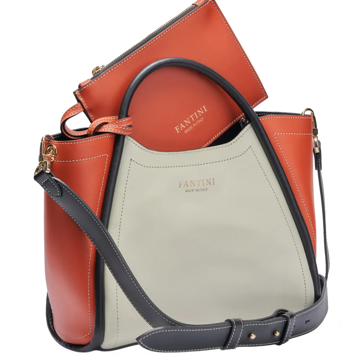 Borsa a mano in pelle Alba