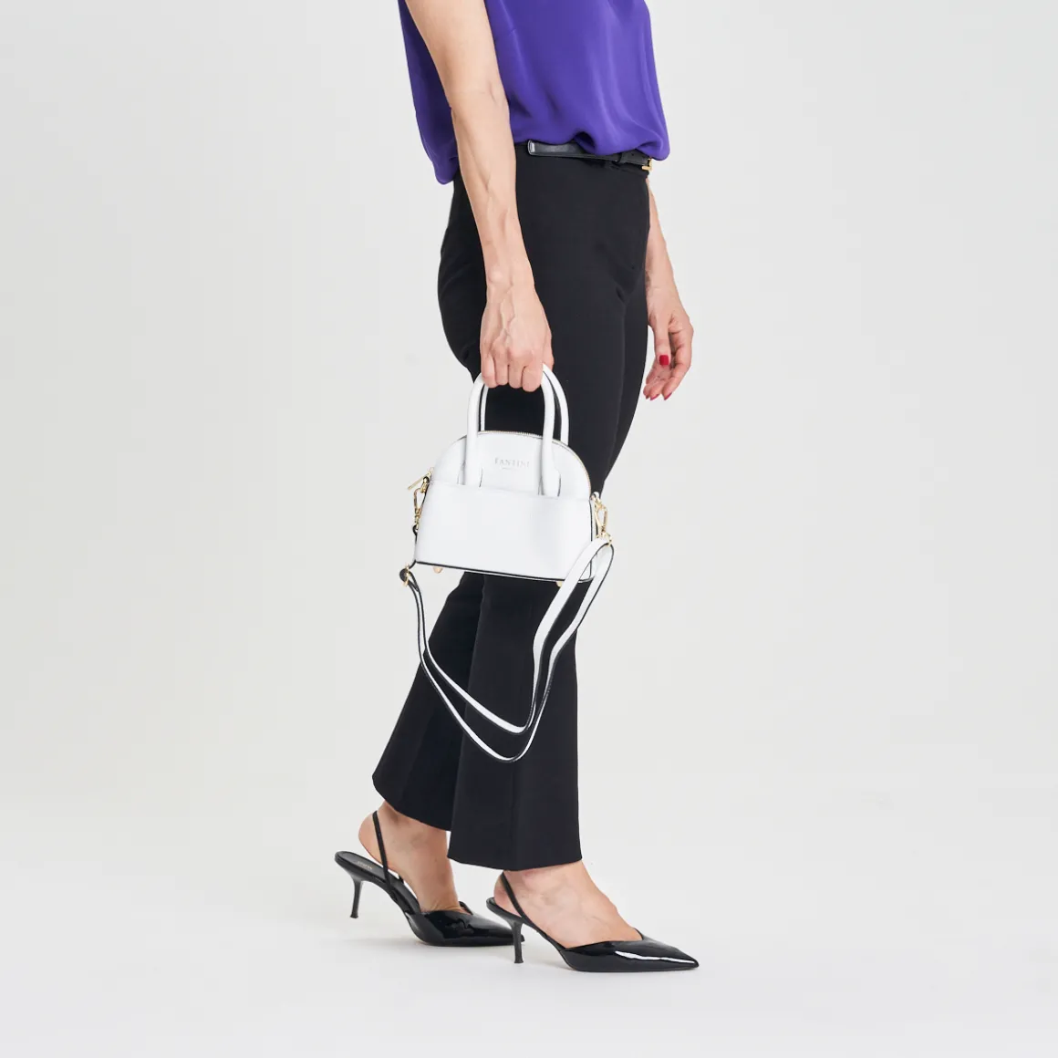 Borsa a mano in pelle Isotta