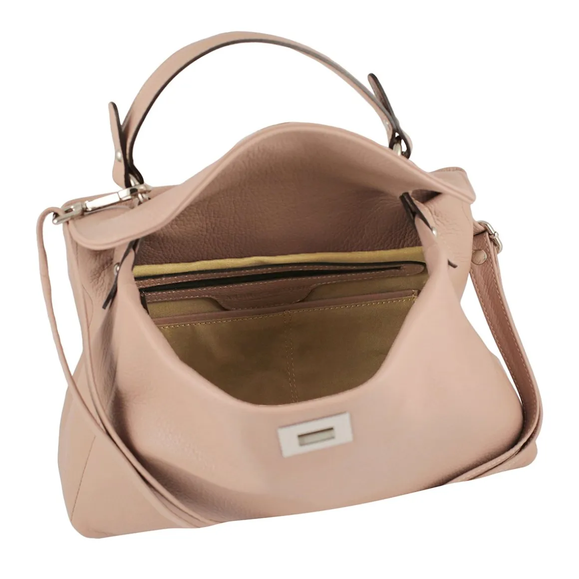 Borsa a mano in pelle Pompei
