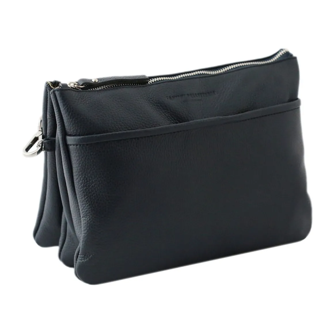 Borsa a tracolla in pelle martellata Roma