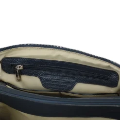 Borsa a tracolla in pelle martellata Roma