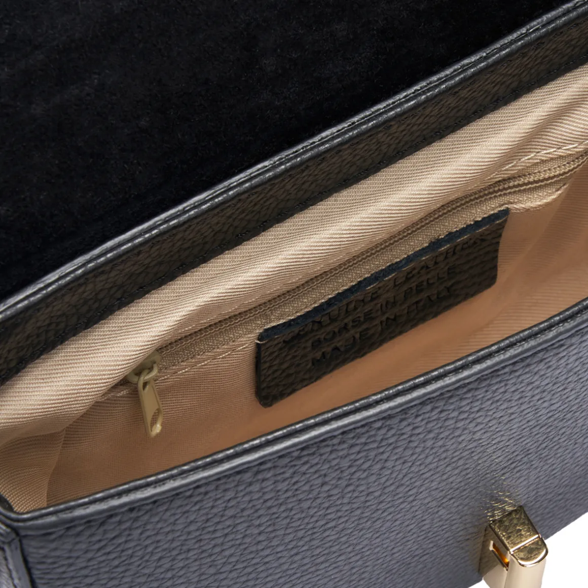 Borsa a tracolla in pelle Luna