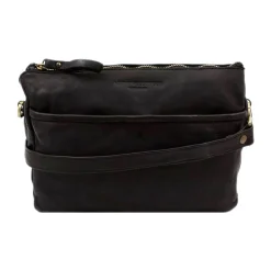 Borsa a tracolla in pelle lavata Roma