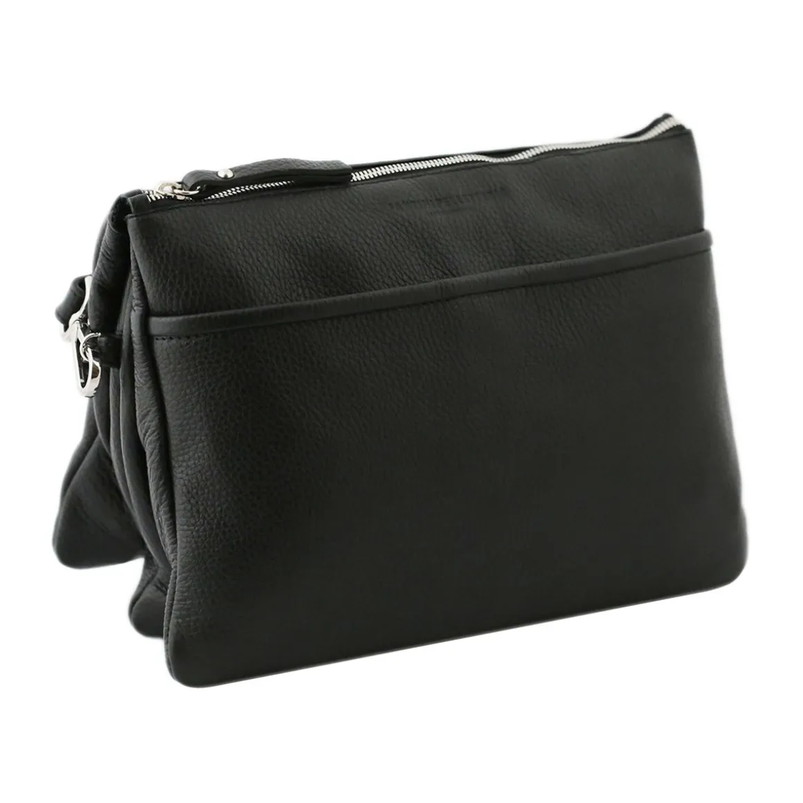 Borsa a tracolla in pelle martellata Roma