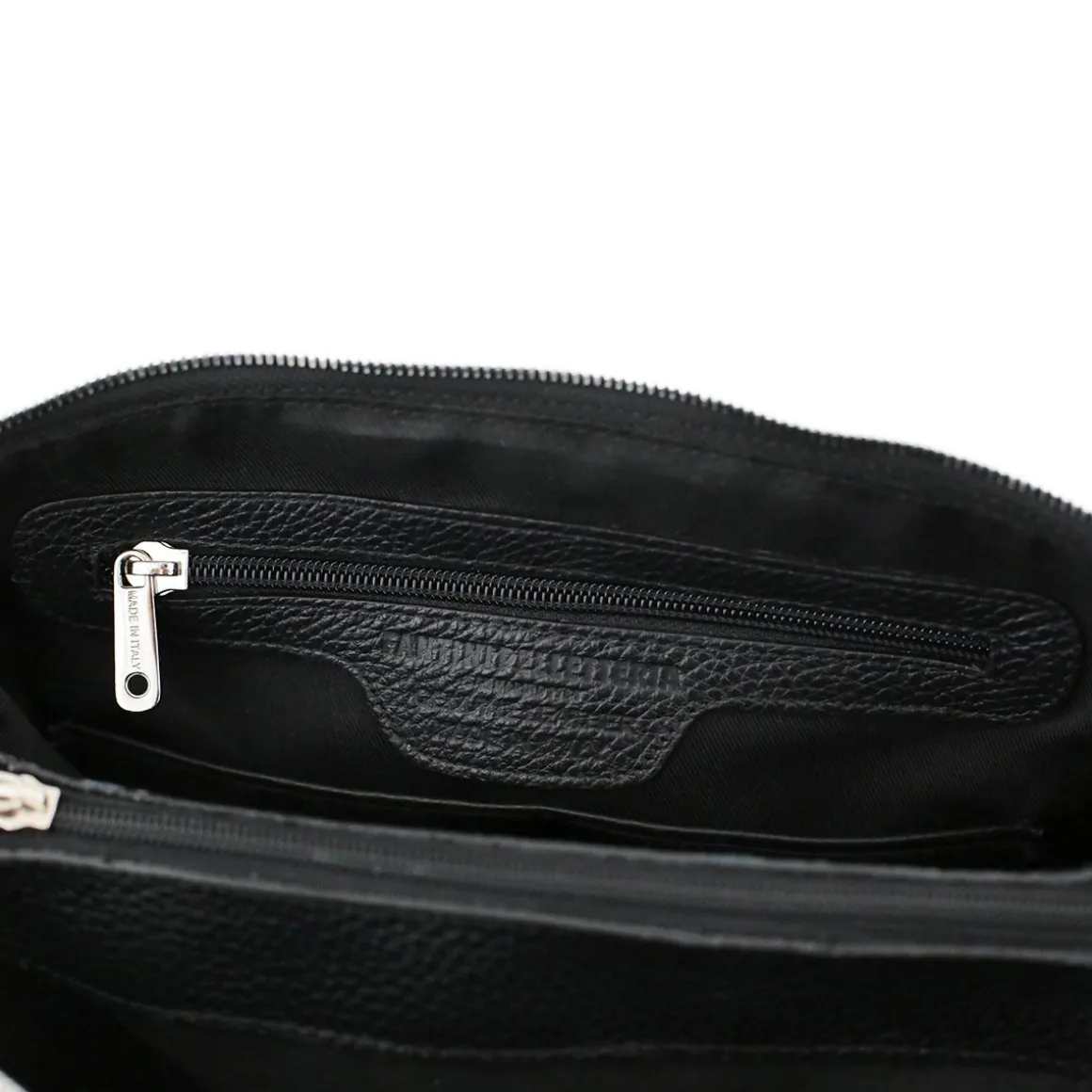 Borsa a tracolla in pelle martellata Roma