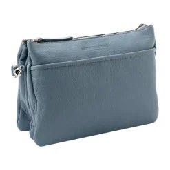 Borsa a tracolla in pelle martellata Roma