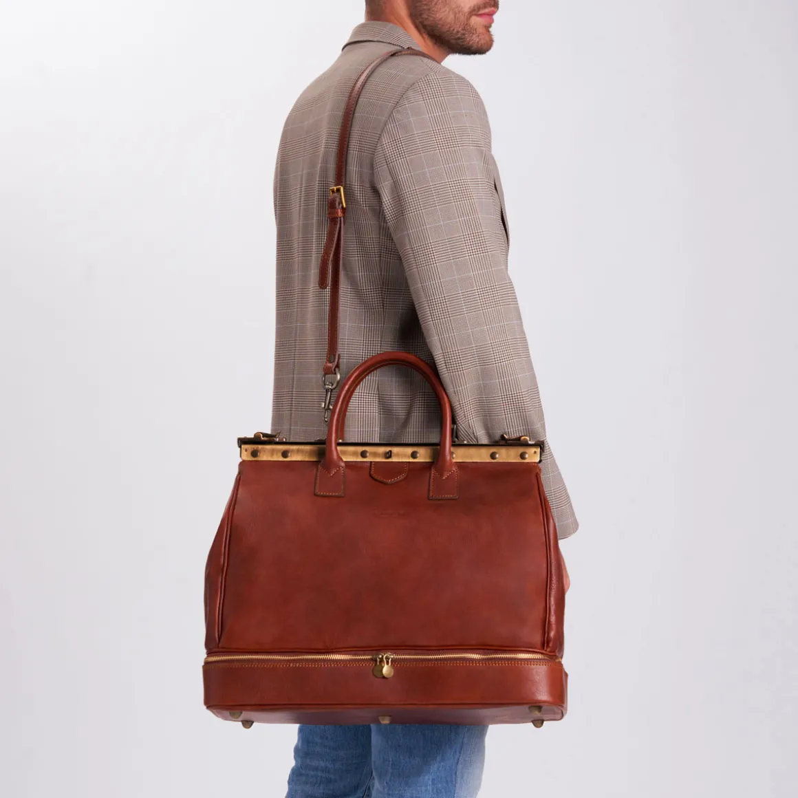 Borsa da viaggio in pelle Mumbai