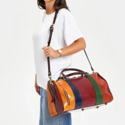 Borsa da viaggio in pelle piccolo Olimpia