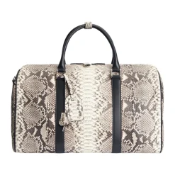 Borsa da viaggio in pelle di pitone Montreal