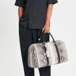 Borsa da viaggio in pelle di pitone Montreal