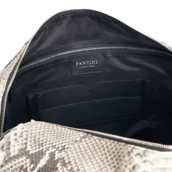 Borsa da viaggio in pelle di pitone Montreal