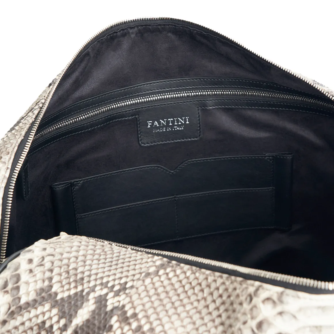 Borsa da viaggio in pelle di pitone Montreal