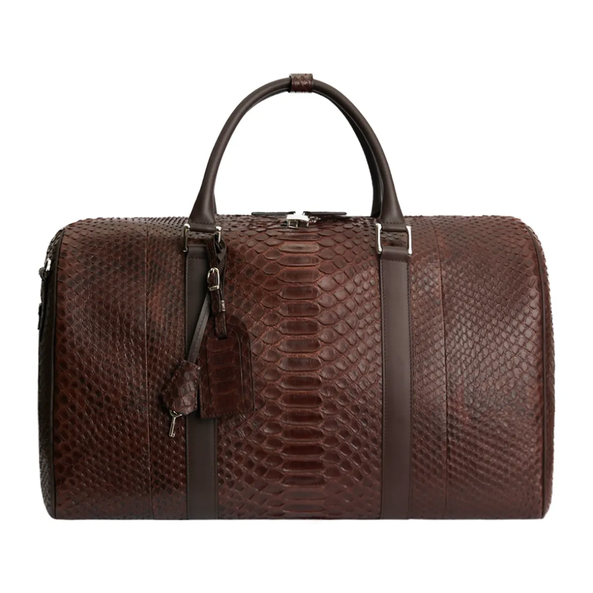 Borsa da viaggio in pelle di pitone Montreal