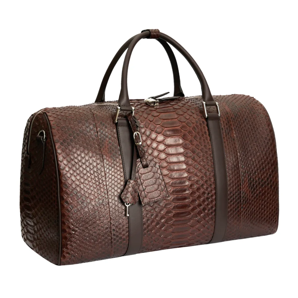 Borsa da viaggio in pelle di pitone Montreal