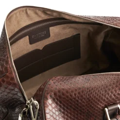Borsa da viaggio in pelle di pitone Montreal