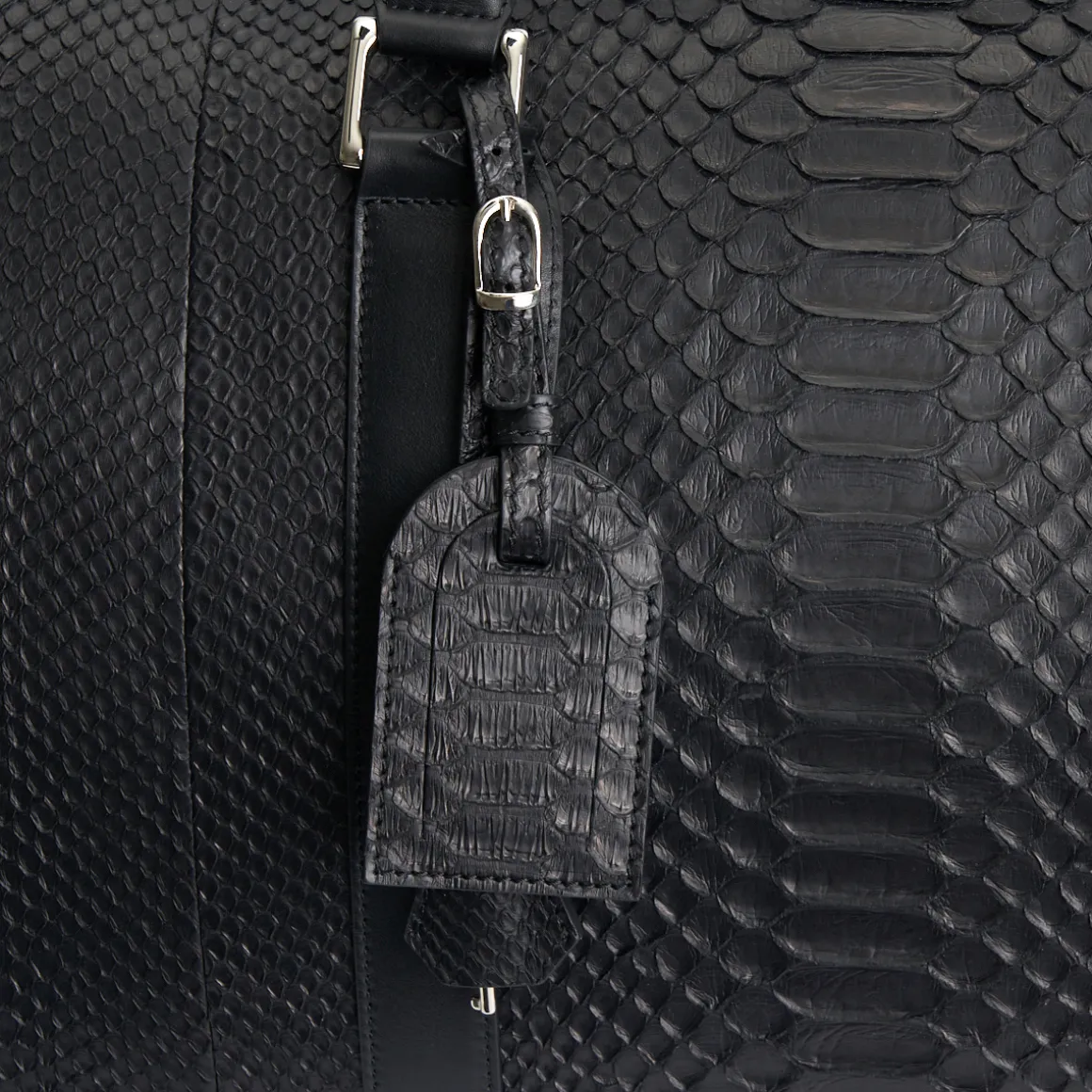 Borsa da viaggio in pelle di pitone Montreal