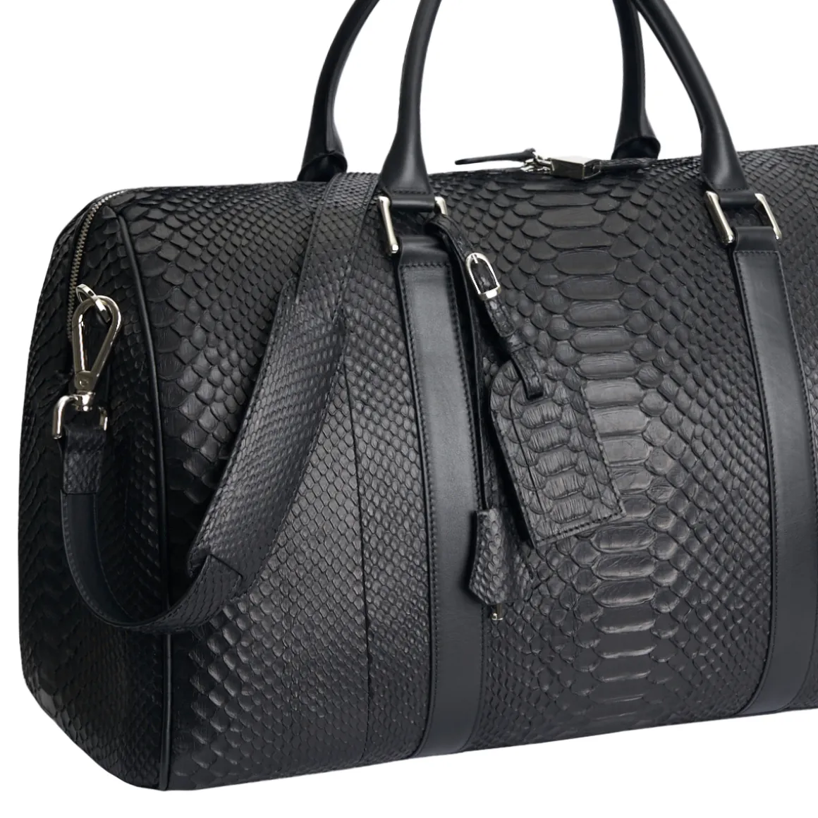 Borsa da viaggio in pelle di pitone Montreal