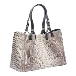Borsa in pelle di pitone Mirage
