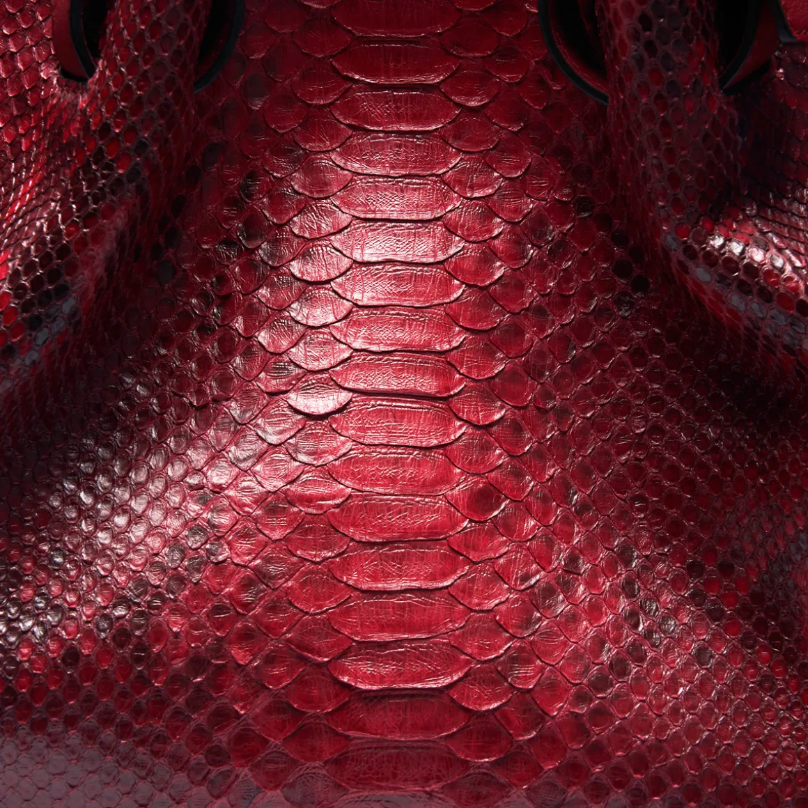 Borsa in pelle di pitone Mirage