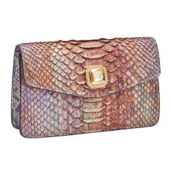 Borsa in pelle di pitone Zahira