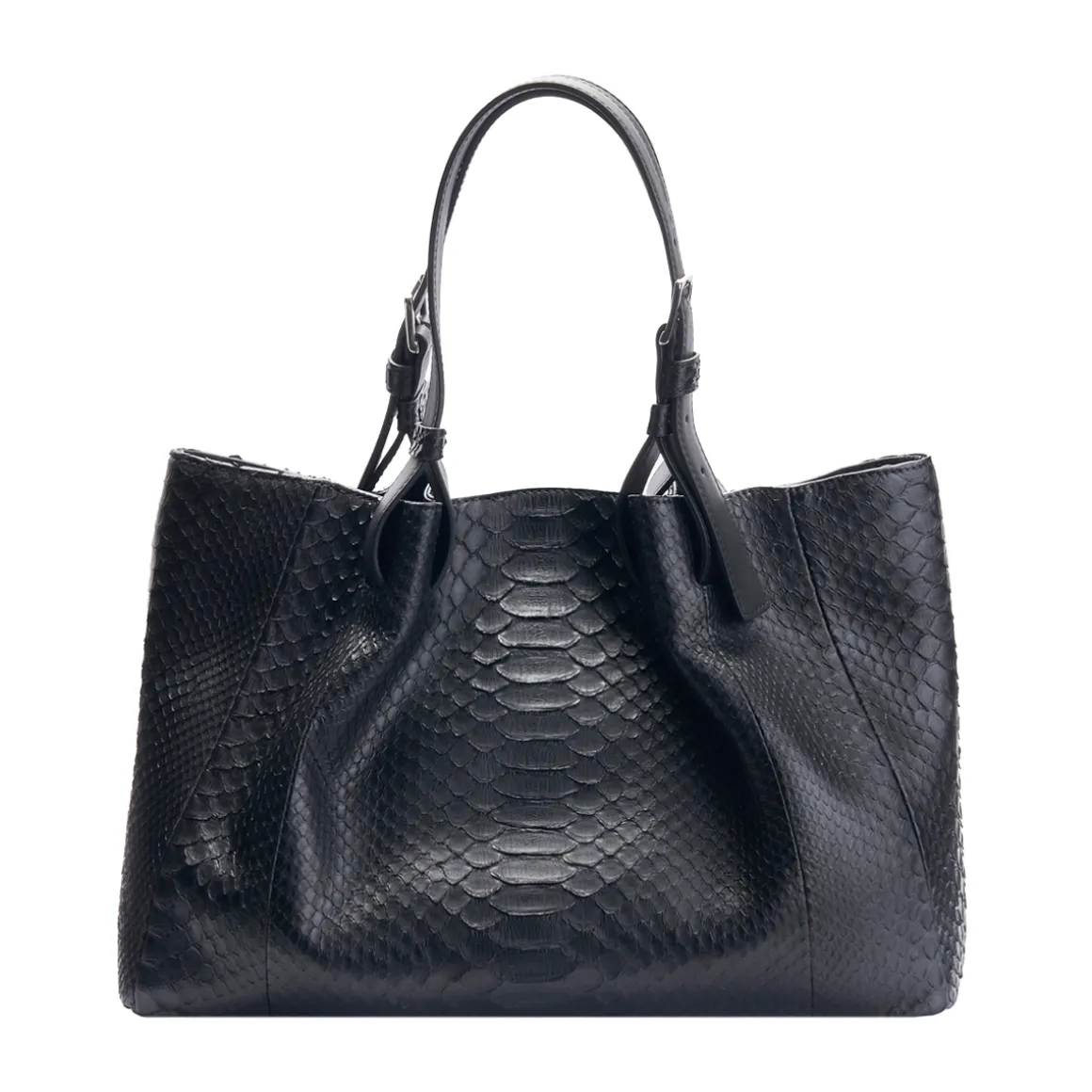 Borsa in pelle di pitone Mirage