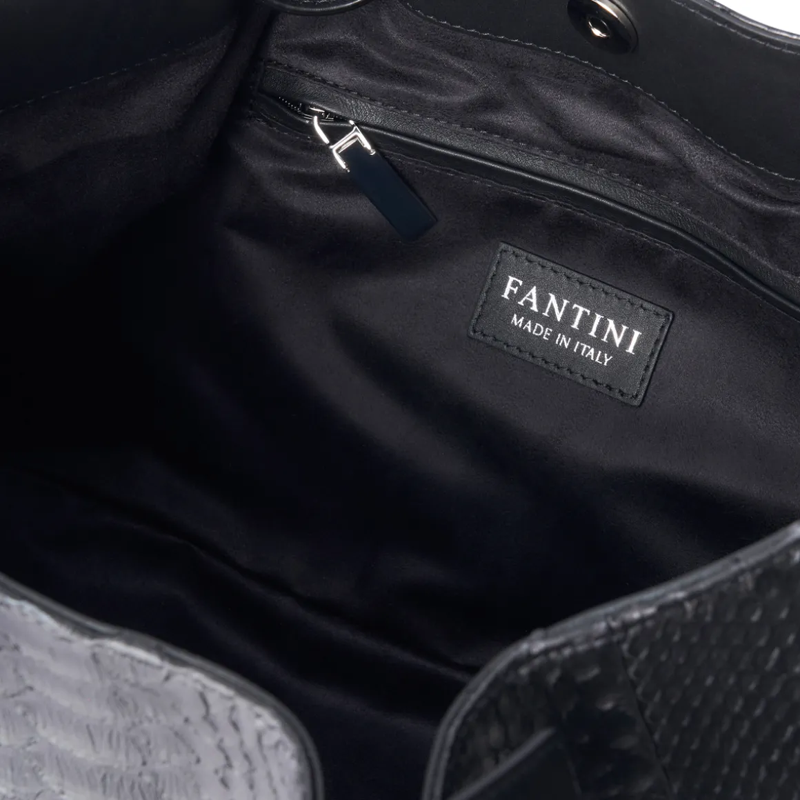 Borsa in pelle di pitone Mirage