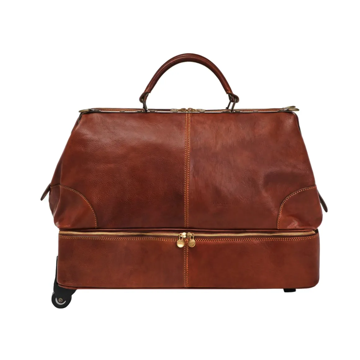Borsa trolley in pelle Diligenza