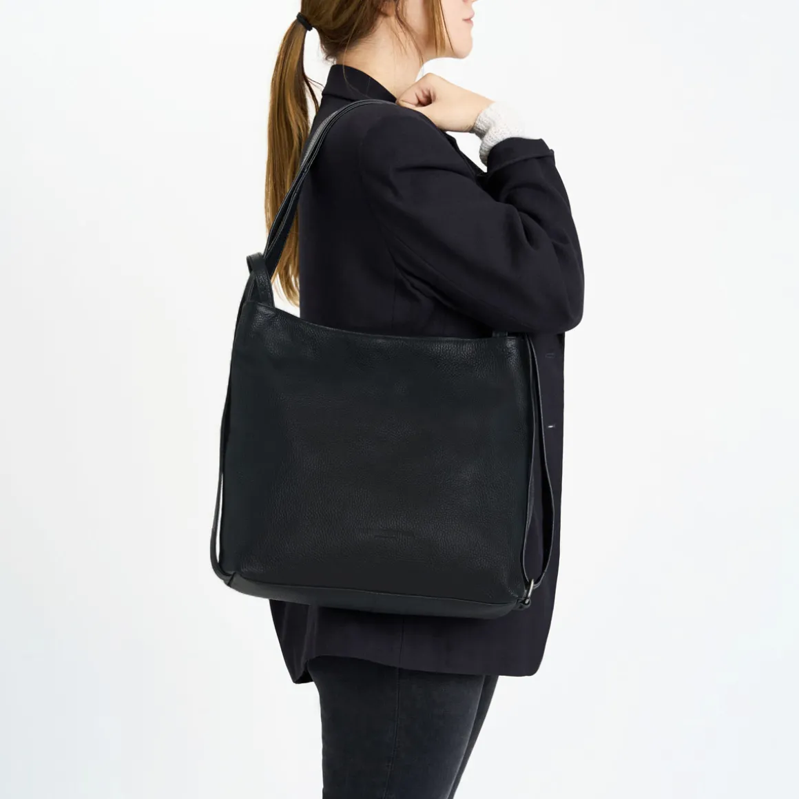 Borsa zaino in pelle Alice