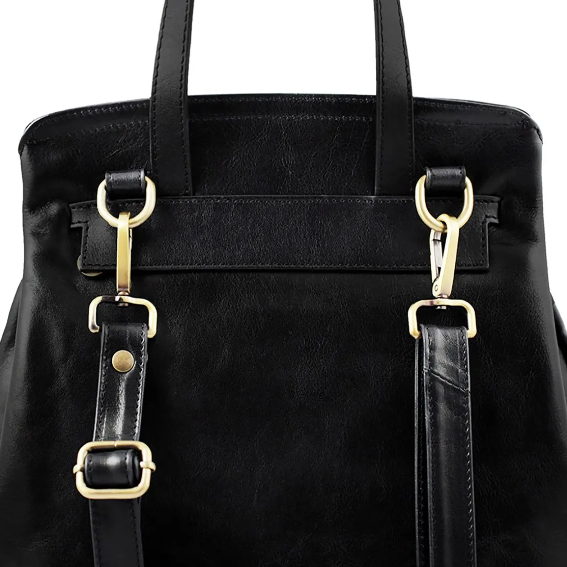 Borsa zaino in pelle Isabel