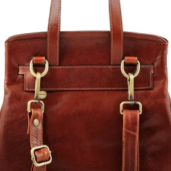 Borsa zaino in pelle Isabel