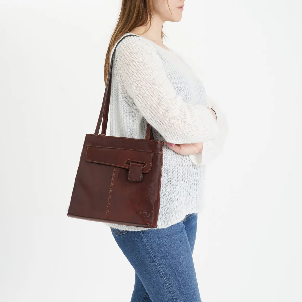 Borsa zaino in pelle Noemi