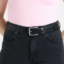 Cintura in pelle Platino