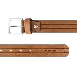Cintura in pelle Stripes