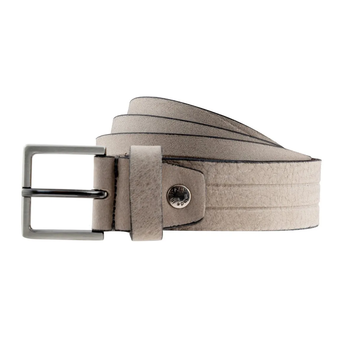 Cintura in pelle Stripes