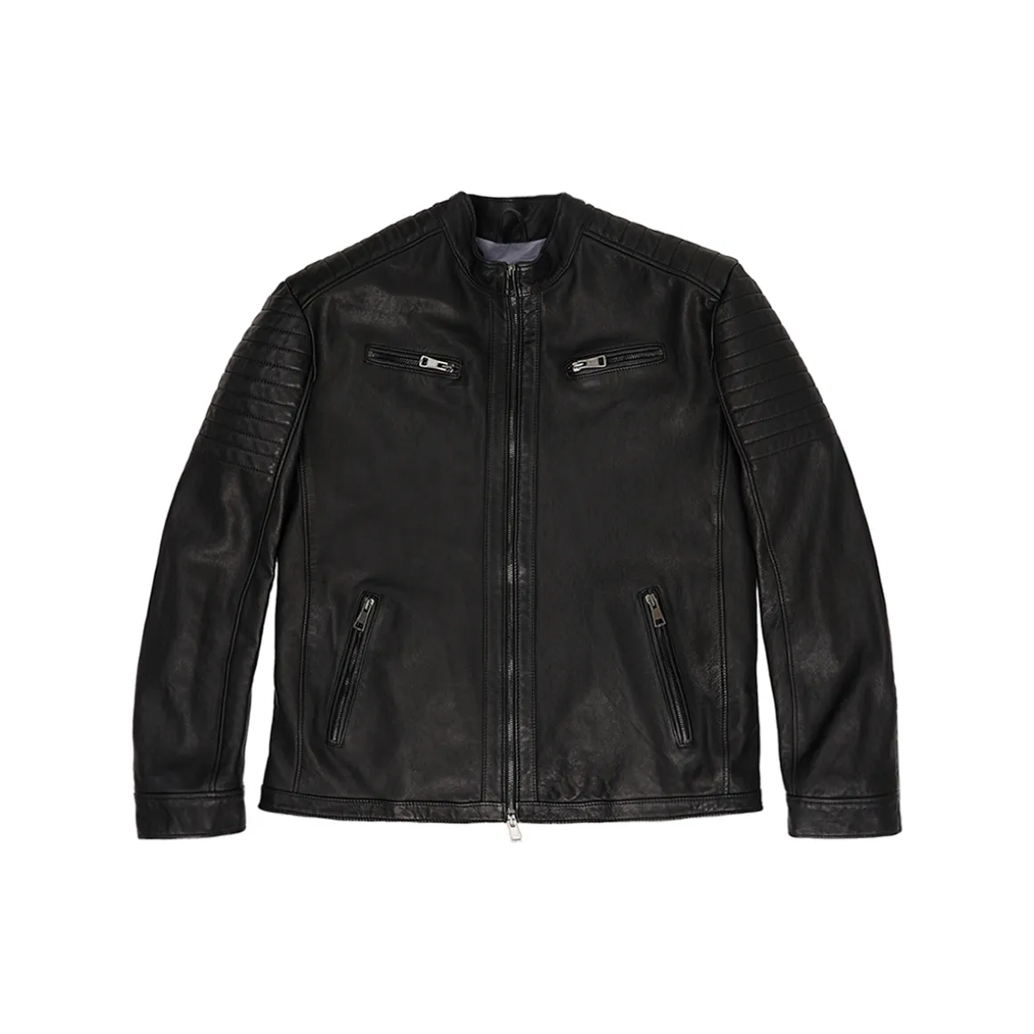 Giacchetto in pelle Biker