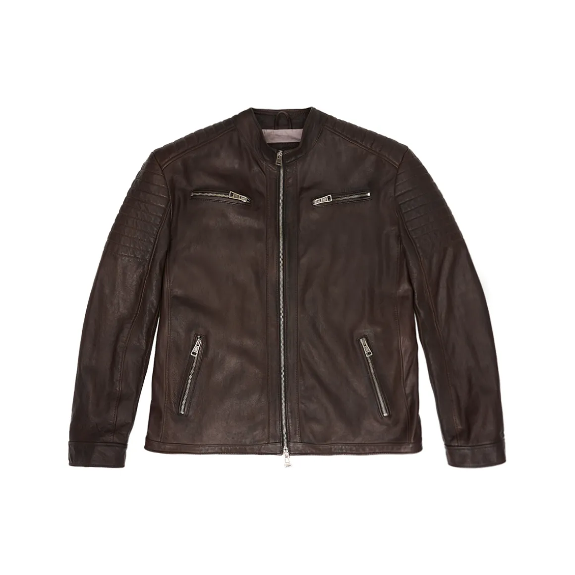 Giacchetto in pelle Biker