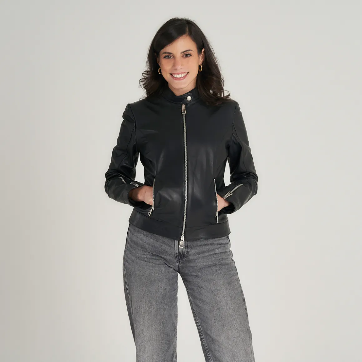 Giacchetto in pelle Kylie