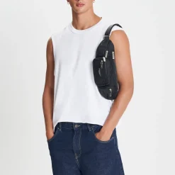 Marsupio in pelle Zefiro