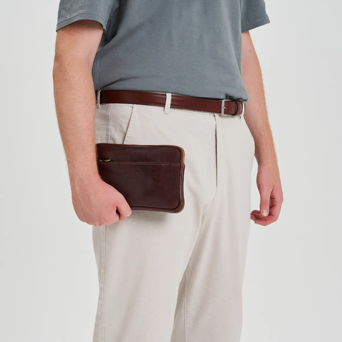 Pochette in pelle Element