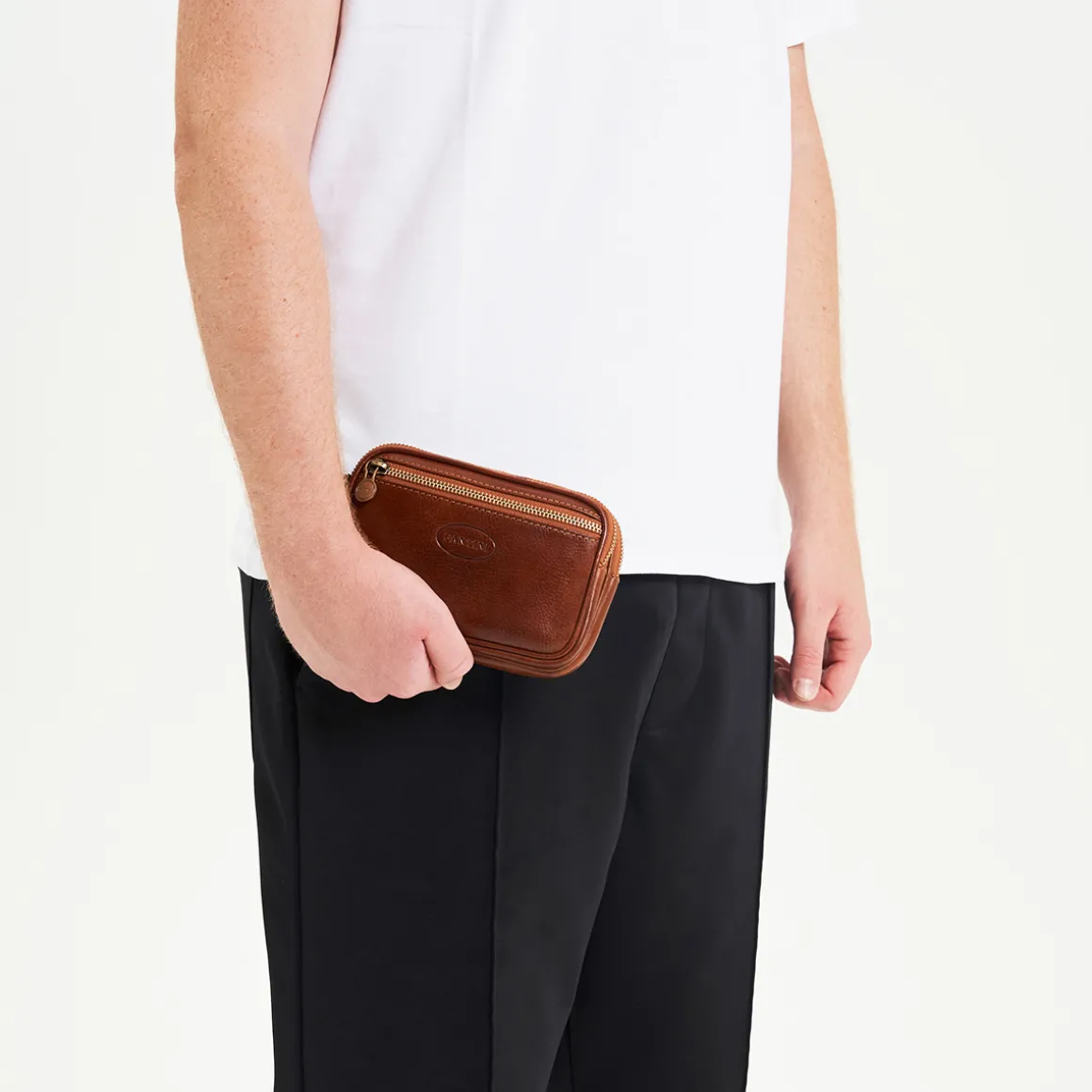 Pochette in pelle Horizon