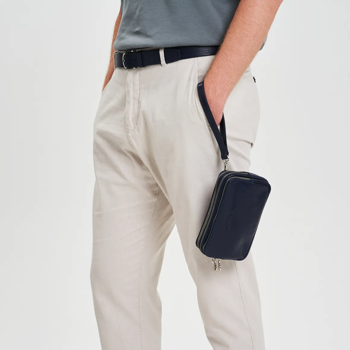 Pochette in pelle Trail
