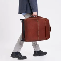 Trolley in pelle Voyager