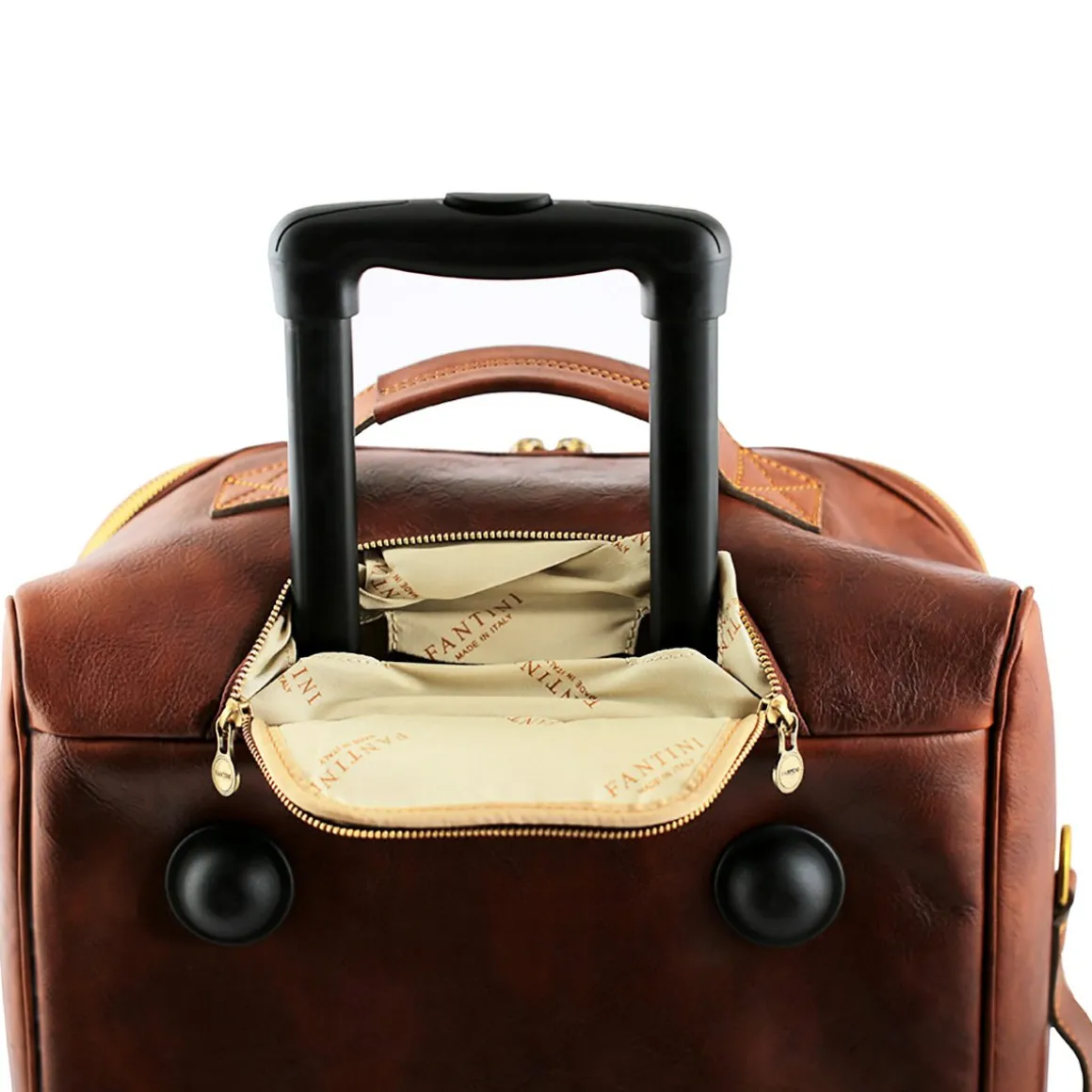 Trolley in pelle Voyager