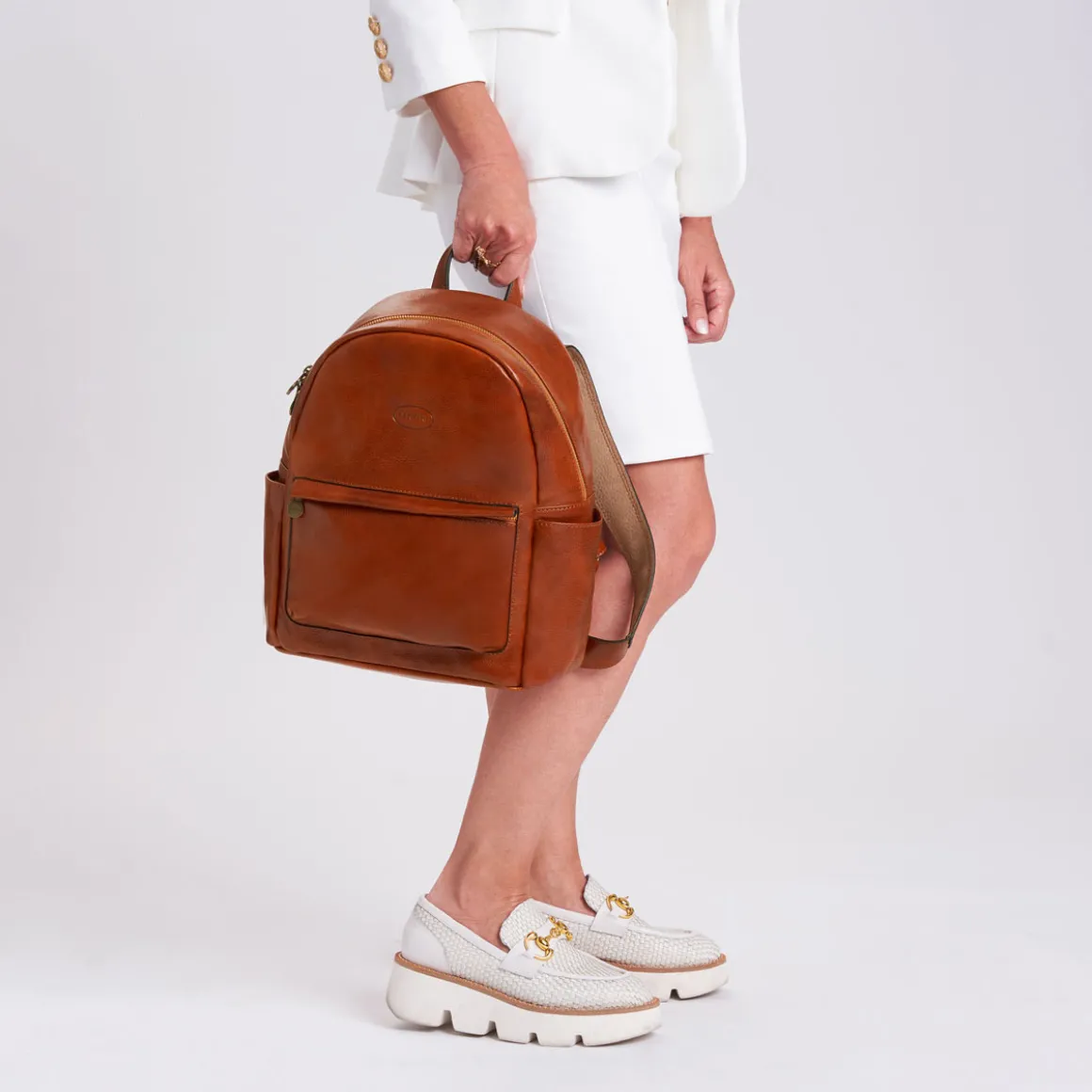 Zaino in pelle Angelico