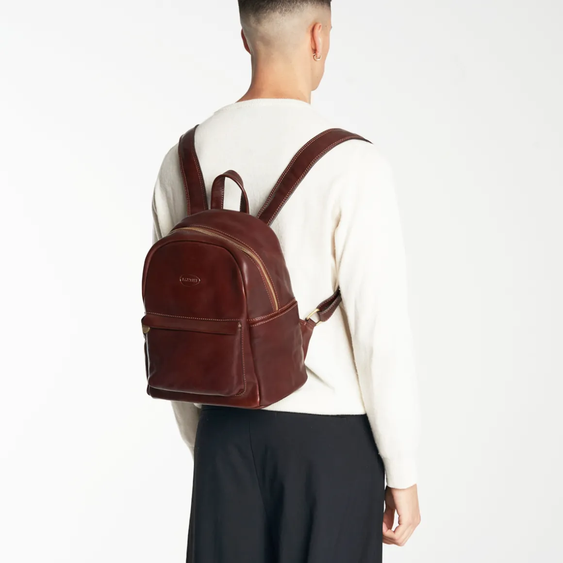 Zaino in pelle Angelico