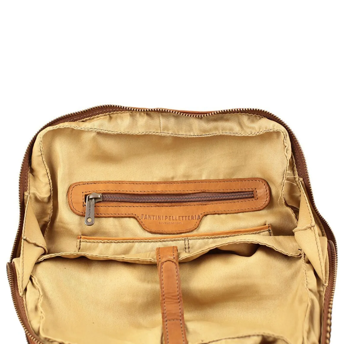 Zaino in pelle lavata piccolo Milano