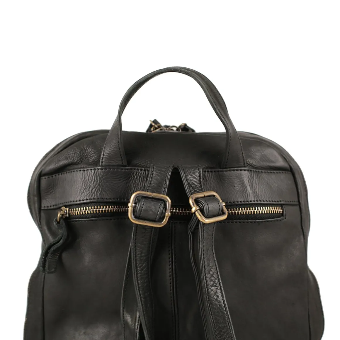 Zaino in pelle lavata piccolo Milano